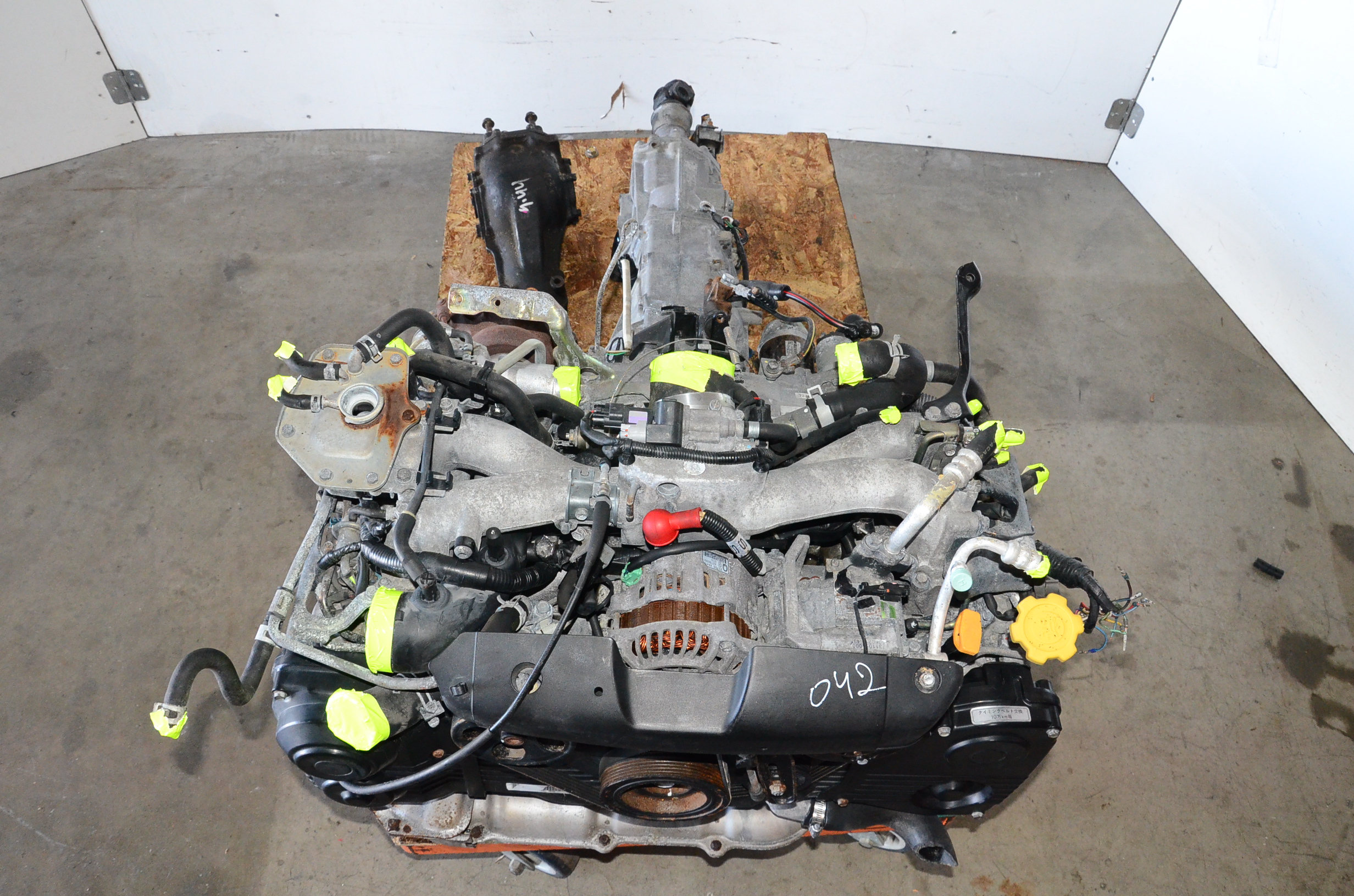 JDM 02 03 04 05 SUBARU WRX EJ205 AVCS 2.0L TURBO ENGINE WITH 5 SPEED TRANS