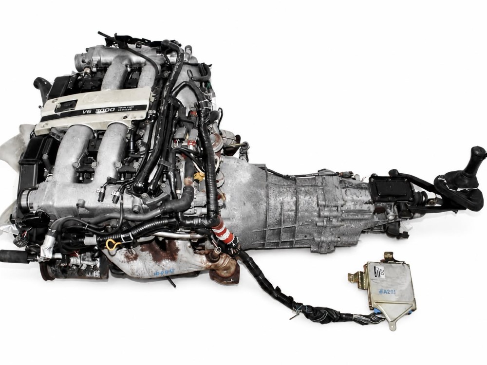 JDM 1990-1996 NISSAN 300ZX 3.0L DOHC V6 NON TURBO ENGINE AND 5 SPEED MANUAL TRANSMISSION SWAP